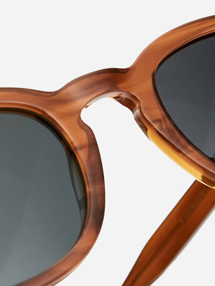 Chrome acetate sunglasses