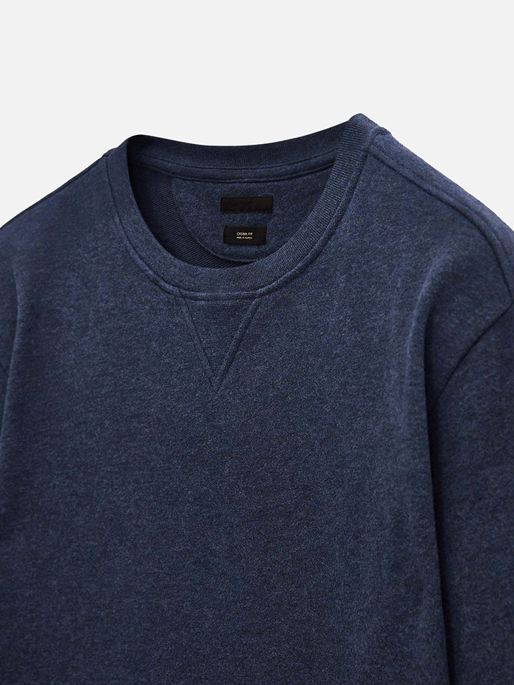 Crew neck cotton sweatshirt